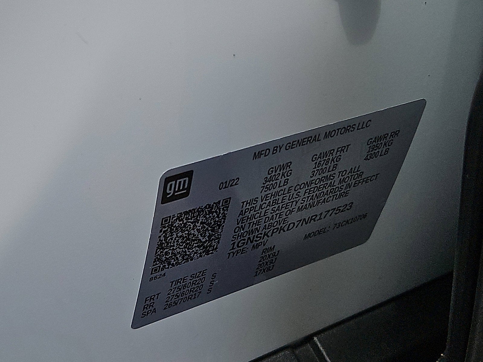 2022 Chevrolet Tahoe Z71