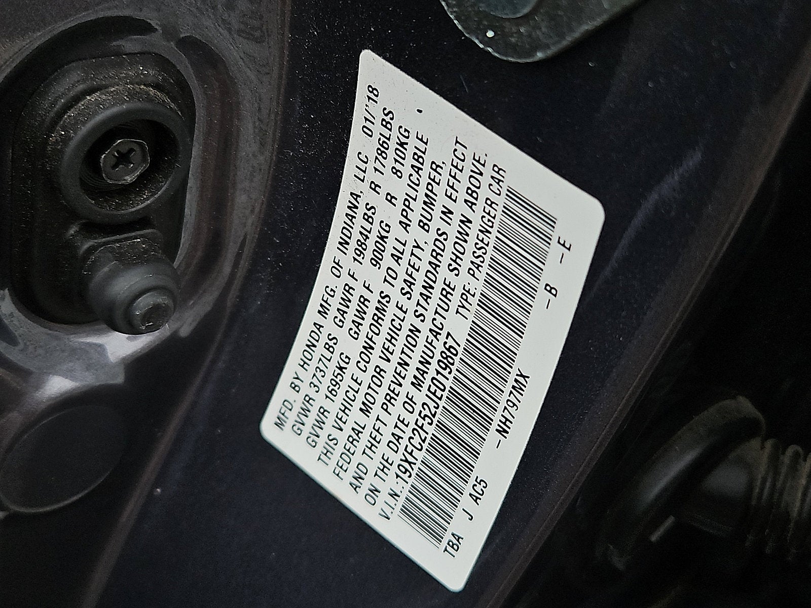 2018 Honda Civic Sedan LX