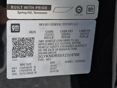 2026 Cadillac XT5 AWD 4dr Premium Luxury