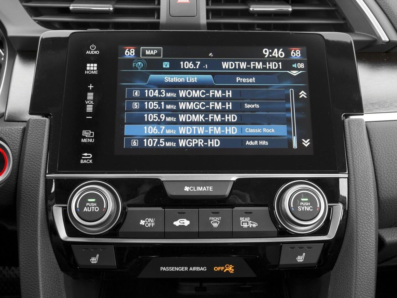 2016 Honda Civic Sedan Touring CVT