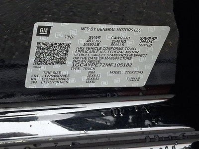 2021 Chevrolet Silverado 2500 HD Crew Cab Standard Box 4-Wheel Drive LTZ