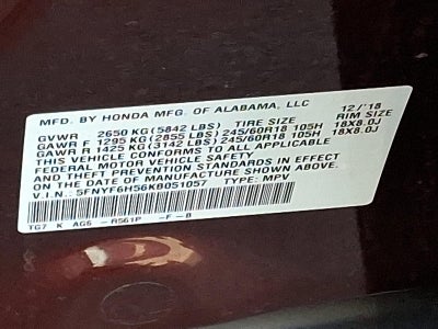 2019 Honda Pilot EX-L AWD