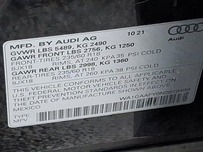 2022 Audi Q5 S line Premium 45 TFSI quattro