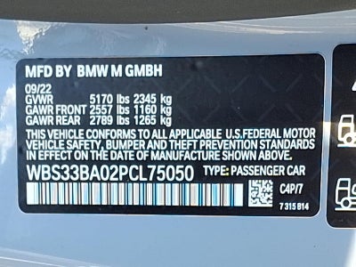 2023 BMW M4 M4 Competition xDrive Convertible