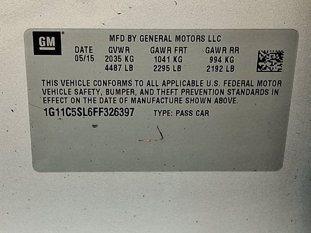 2015 Chevrolet Malibu LT 1LT