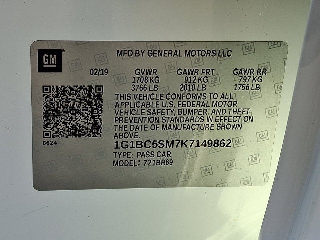 2019 Chevrolet Cruze LS