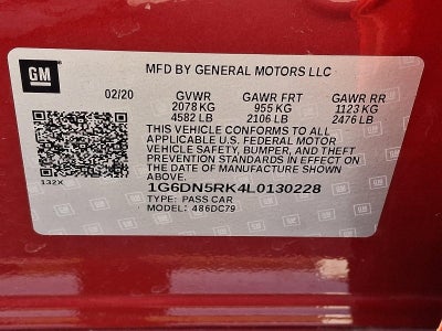 2020 Cadillac CT5 4dr Sdn Premium Luxury
