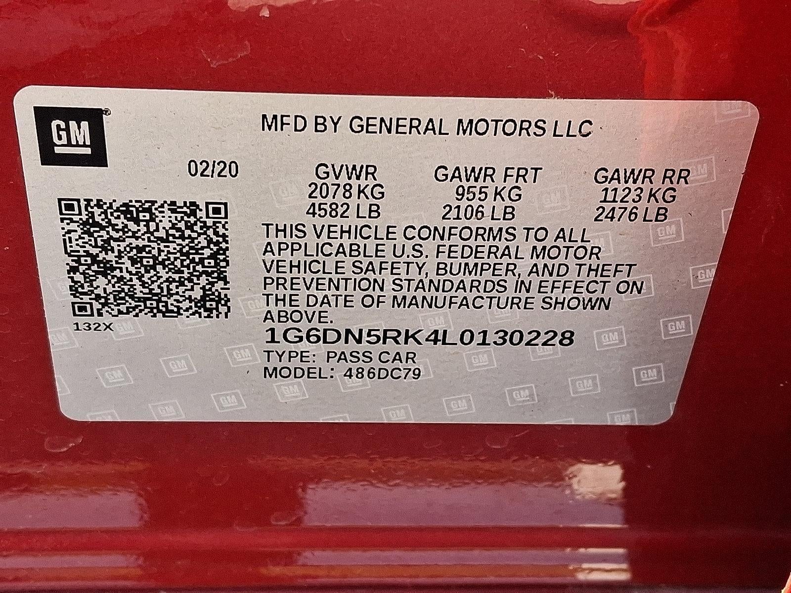2020 Cadillac CT5 4dr Sdn Premium Luxury