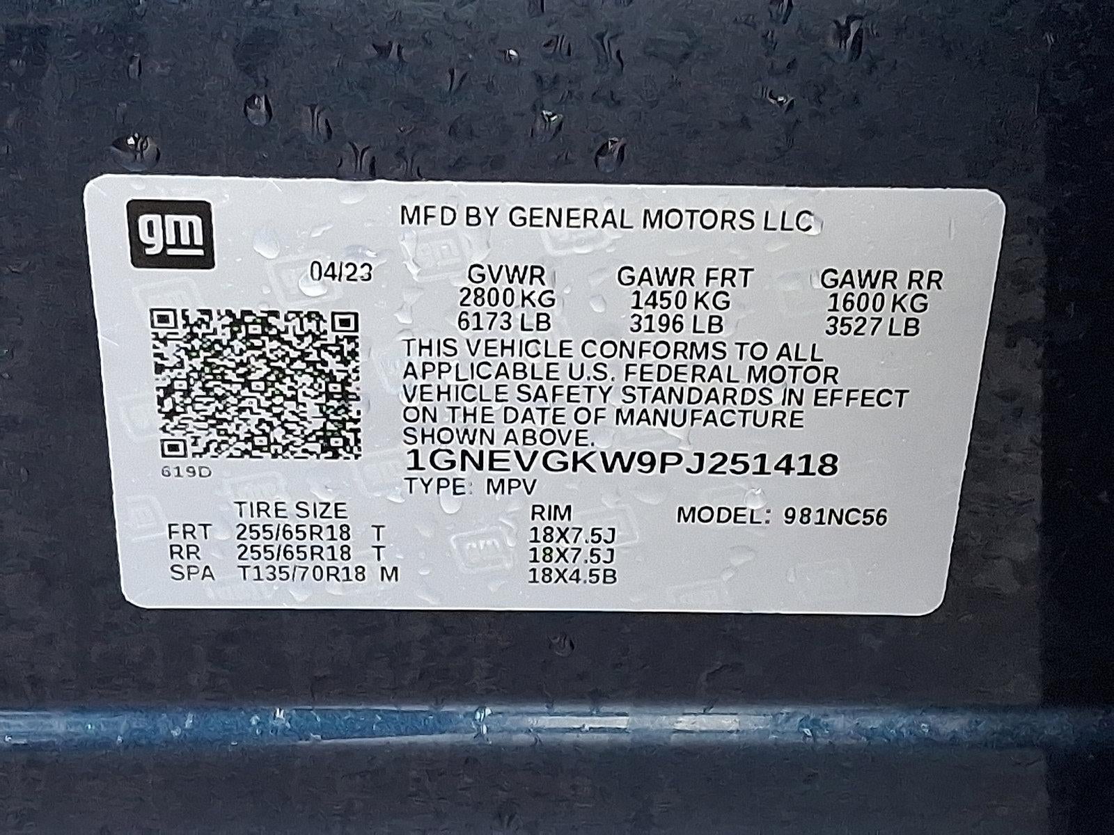 2023 Chevrolet Traverse AWD 1LT