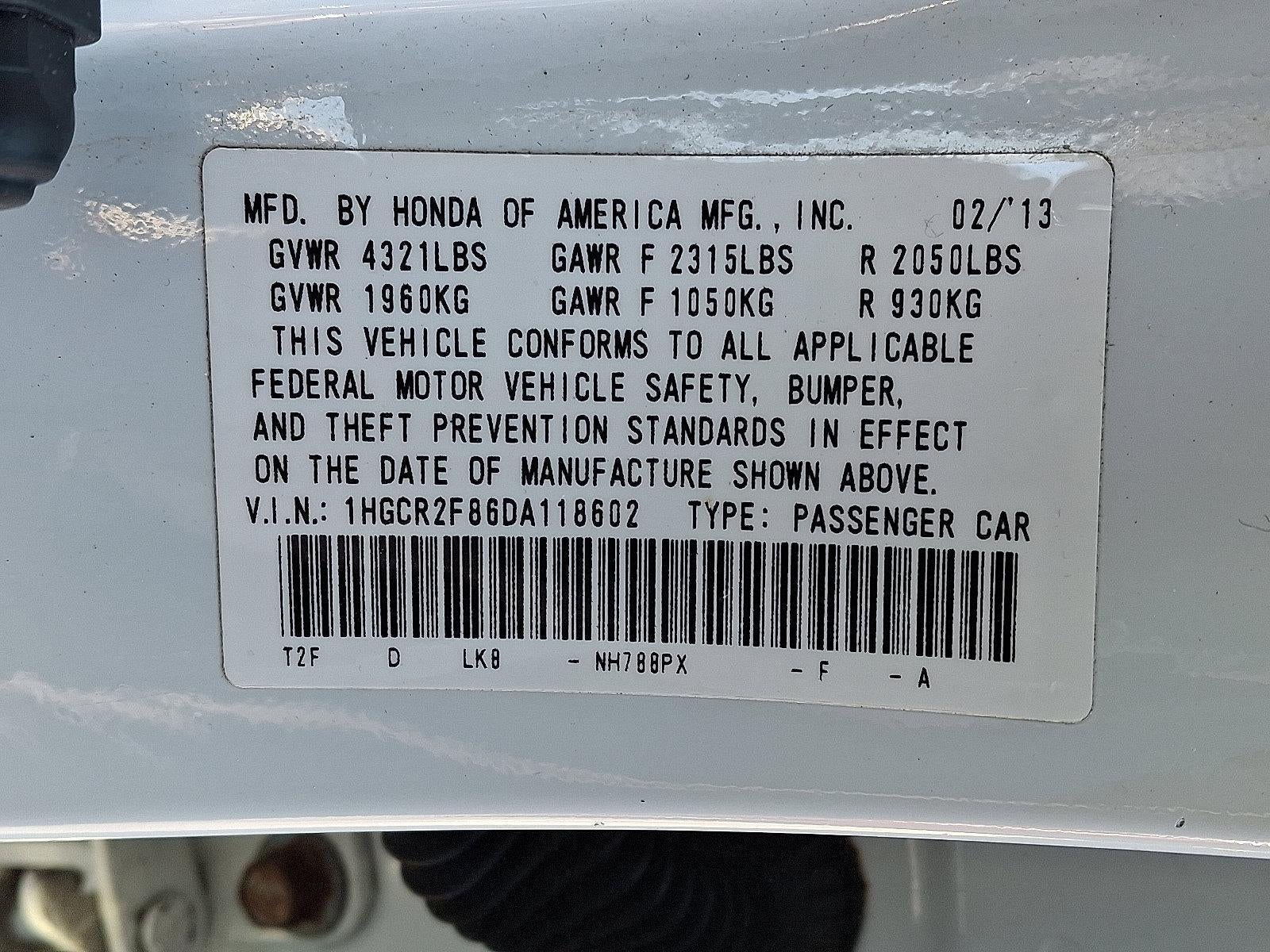 2013 Honda Accord Sedan EX-L CVT