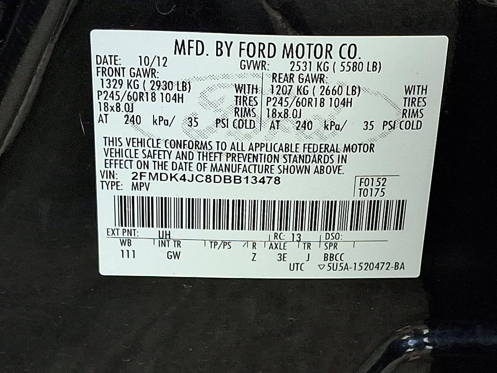 2013 Ford Edge 4dr SEL AWD
