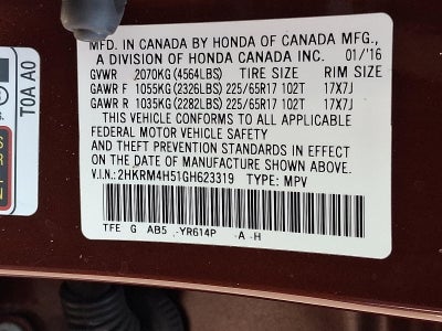 2016 Honda CR-V EX AWD