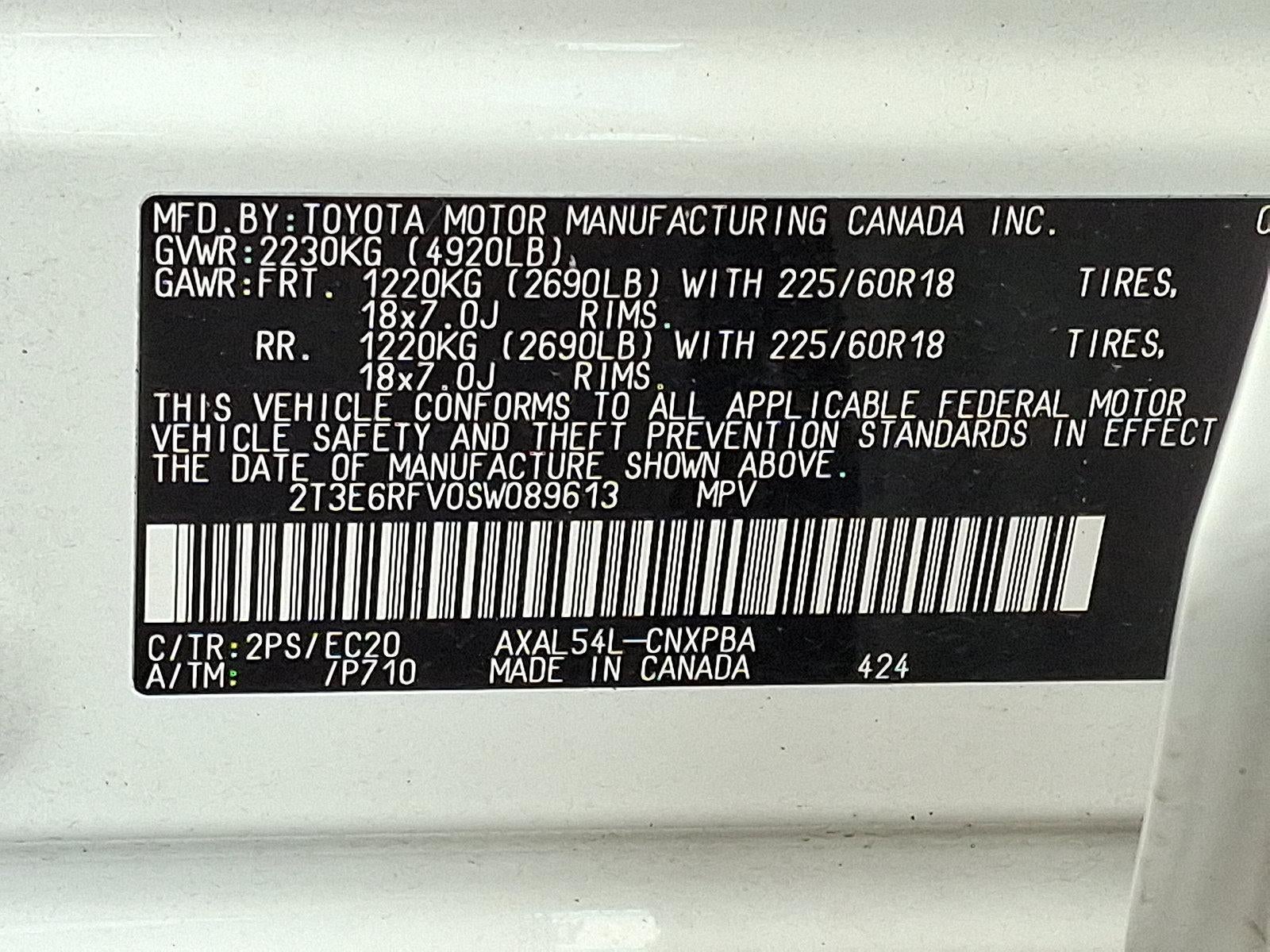 2025 Toyota RAV4 Hybrid XSE AWD (Natl)