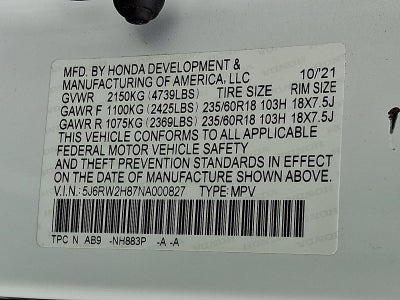 2022 Honda CR-V EX-L AWD