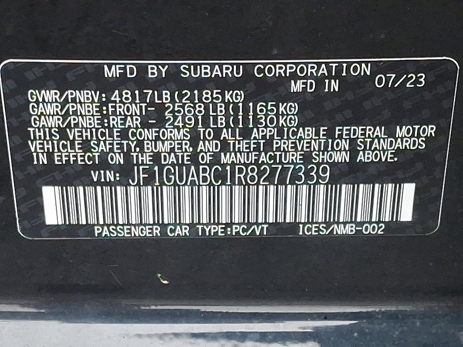 2024 Subaru Impreza AWD