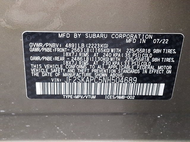 2022 Subaru Forester Limited