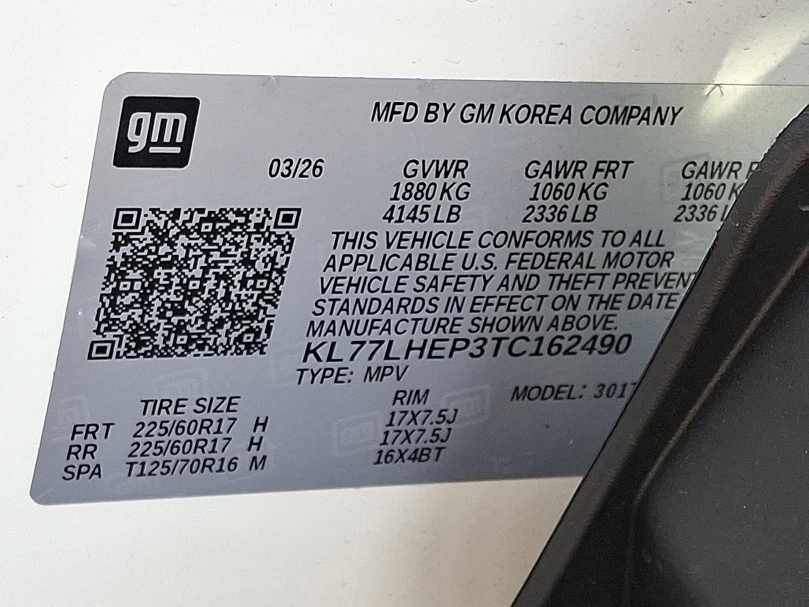 2026 Chevrolet Trax FWD 4dr LT