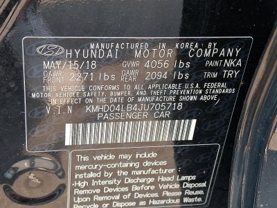 2018 Hyundai ELANTRA Sport 1.6T Auto