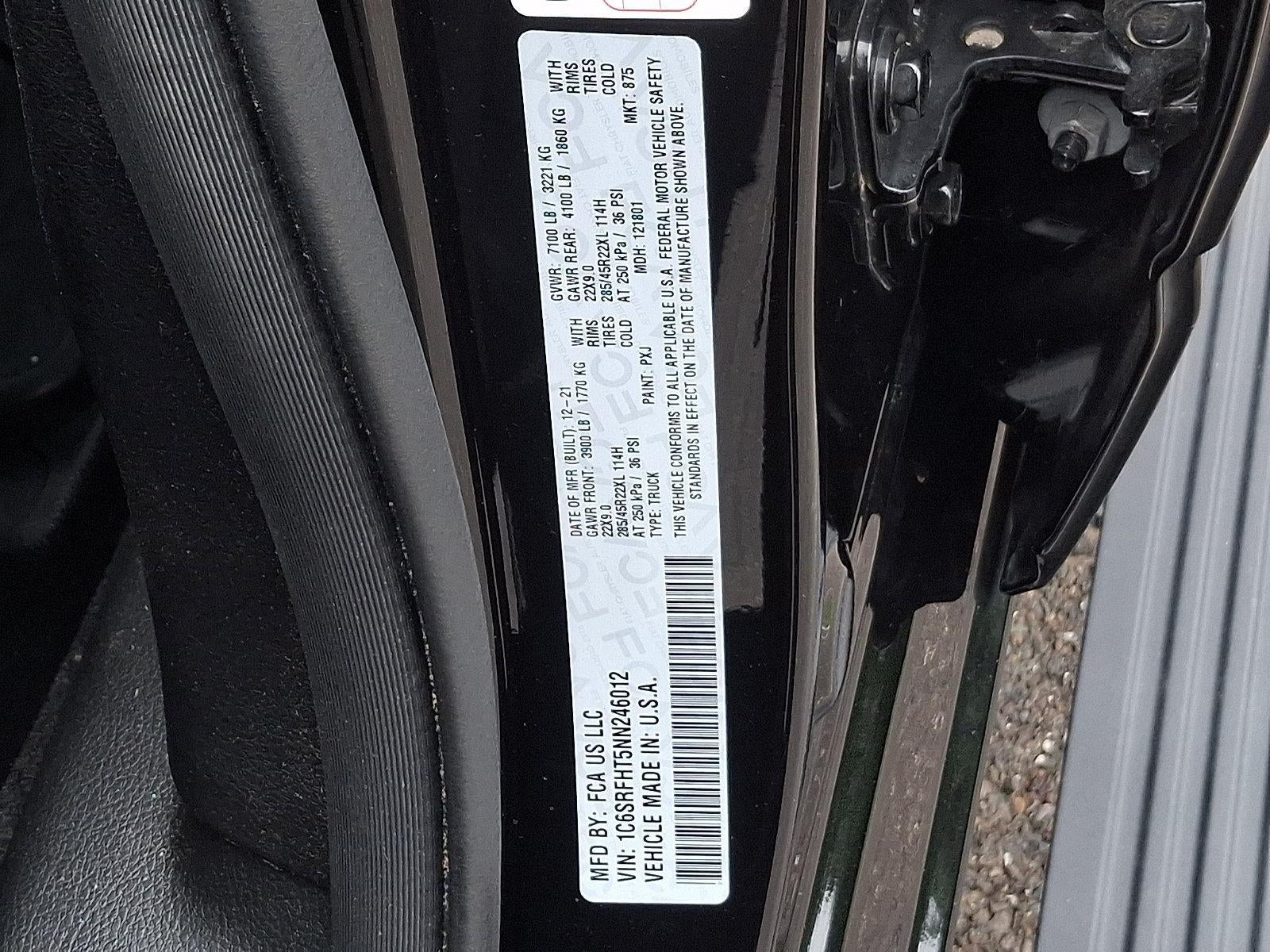 2022 RAM 1500 Limited 4x4 Crew Cab 5'7" Box