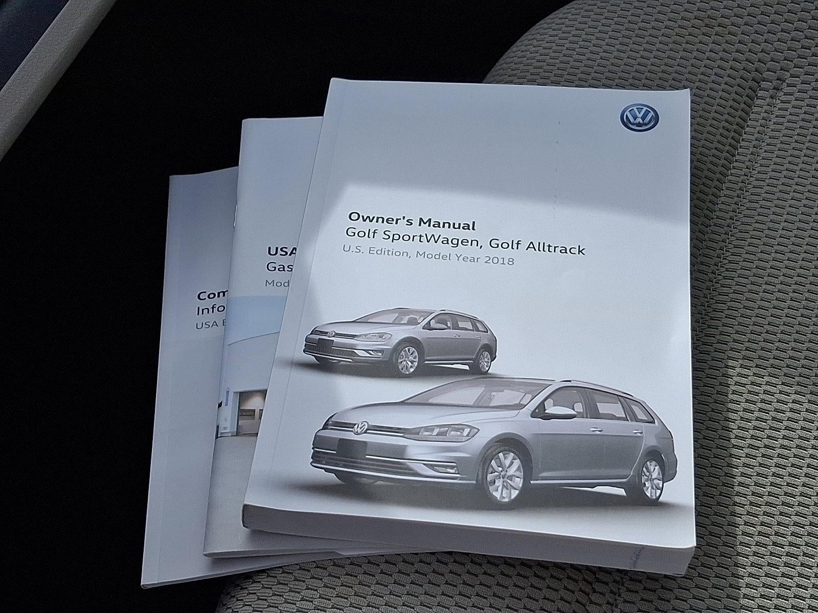 2018 Volkswagen Golf SportWagen 1.8T S Manual 4MOTION