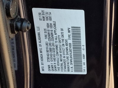 2020 Honda Odyssey LX Auto