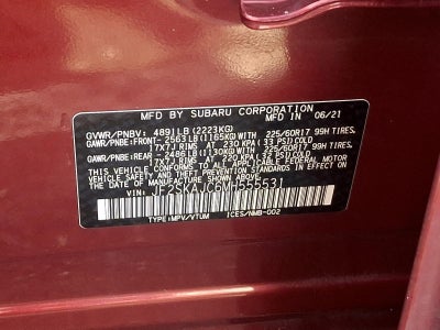 2021 Subaru Forester Premium CVT