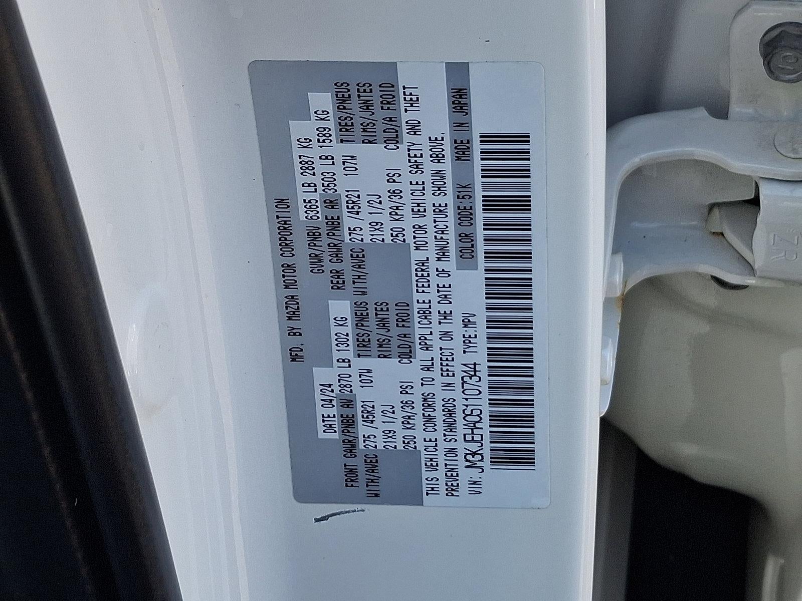 2025 Mazda Mazda CX-70 PHEV Premium Plus Package AWD