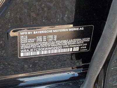 2019 BMW 540i xDrive Sedan
