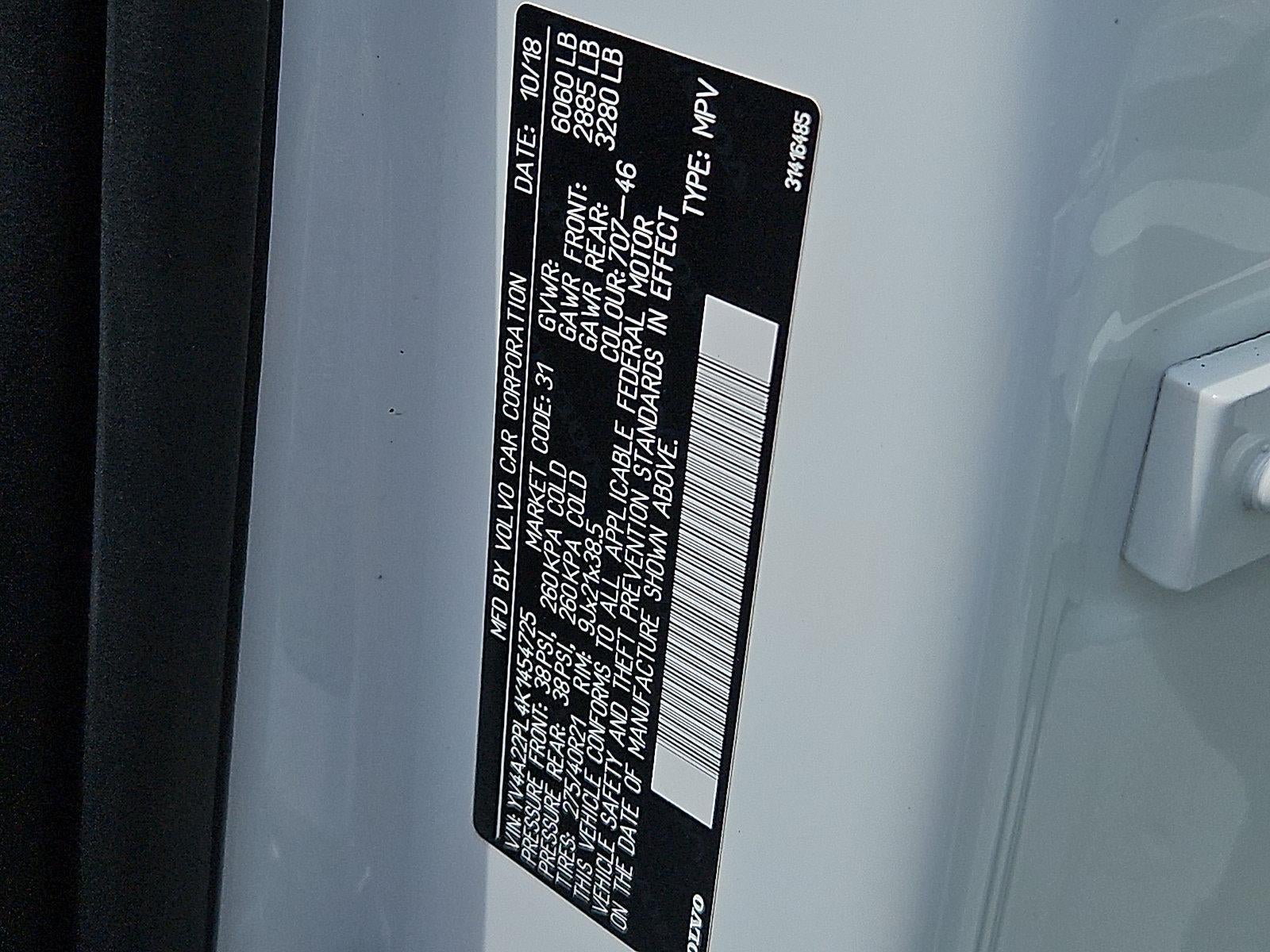 2019 Volvo XC90 T6 AWD Inscription