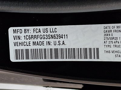 2025 RAM 1500 Tradesman 4x4 Crew Cab 5'7" Box