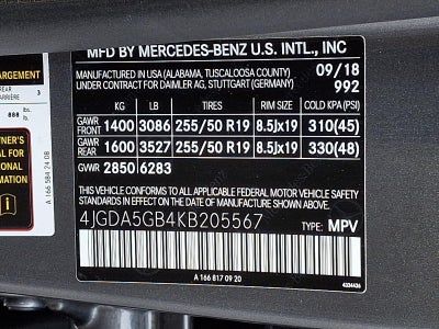 2019 Mercedes-Benz GLE GLE 400 4MATIC® SUV