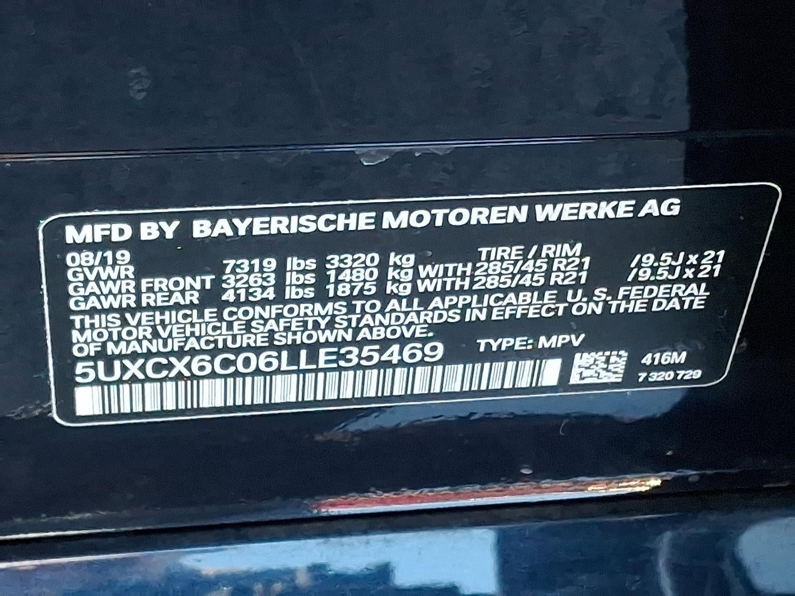 2020 BMW X7 M50i Sports Activity Vehicle