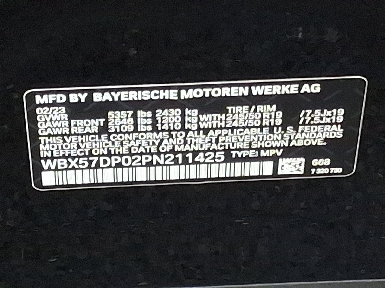 2023 BMW X3 xDrive30i Sports Activity Vehicle