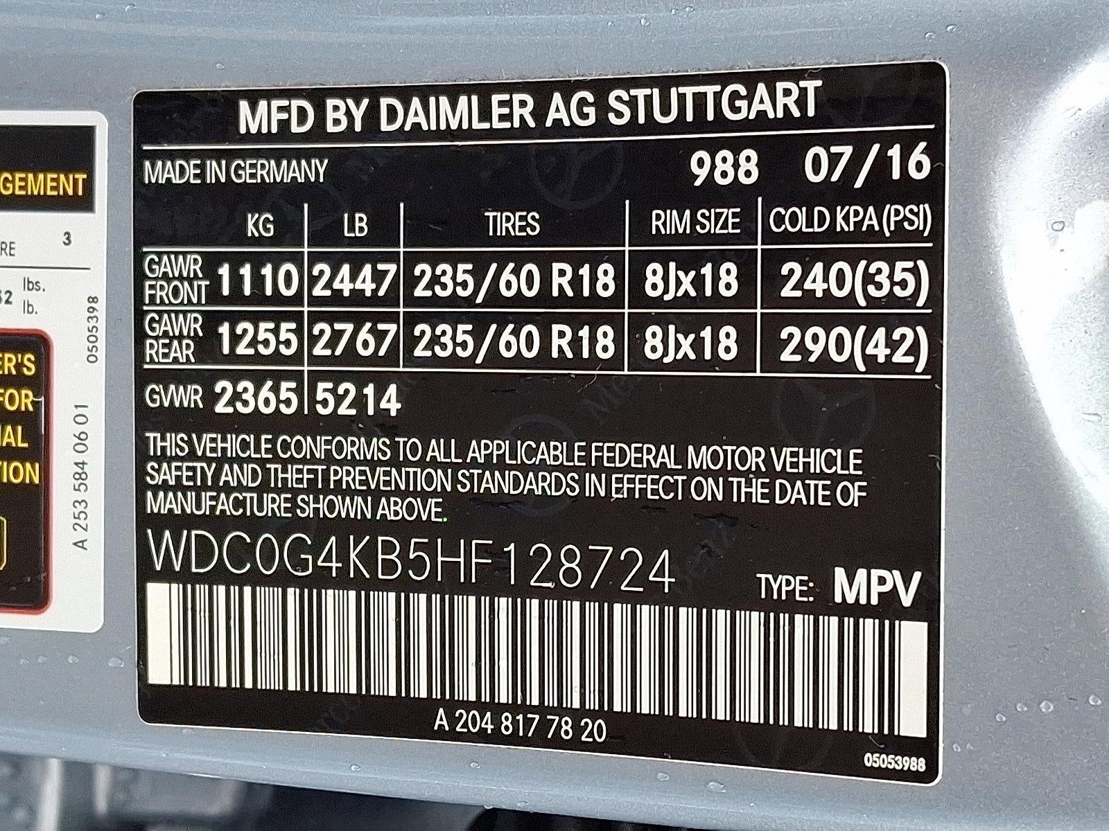 2017 Mercedes-Benz GLC GLC 300 4MATIC® SUV