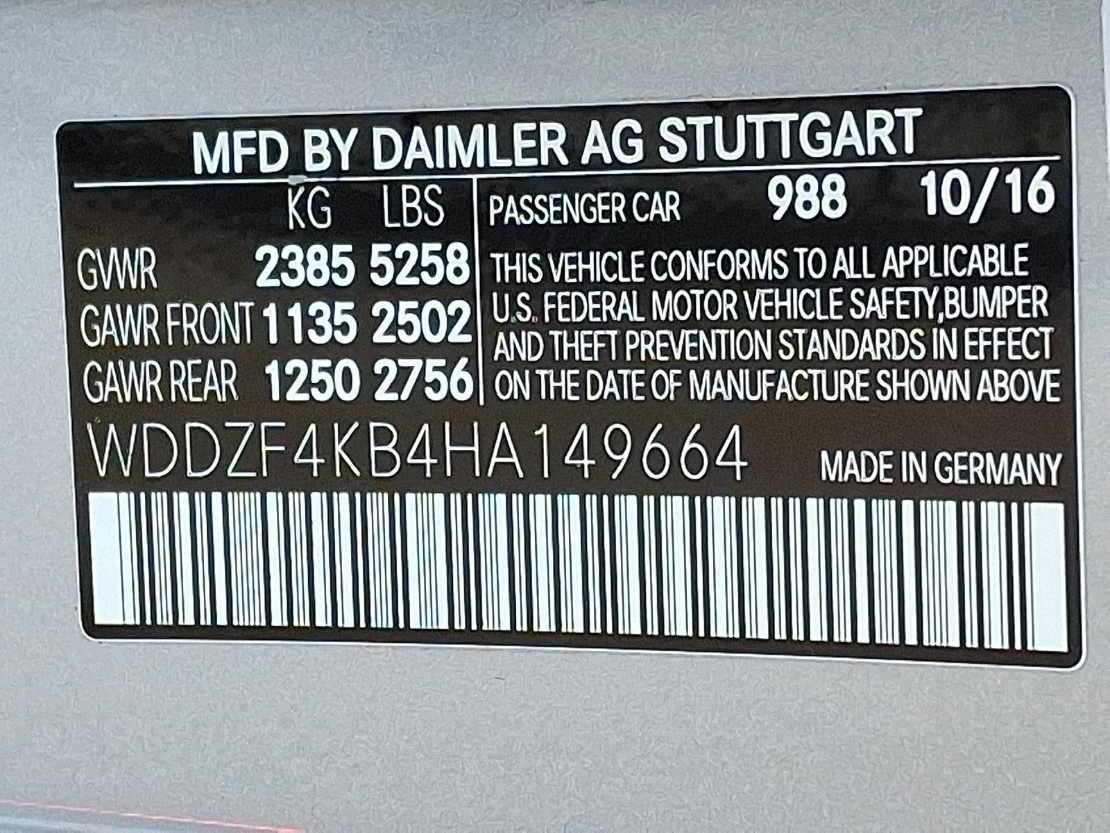 2017 Mercedes-Benz E-Class E 300 Luxury 4MATIC® Sedan