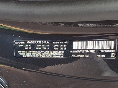 2024 Maserati GranTurismo Modena 3.0L