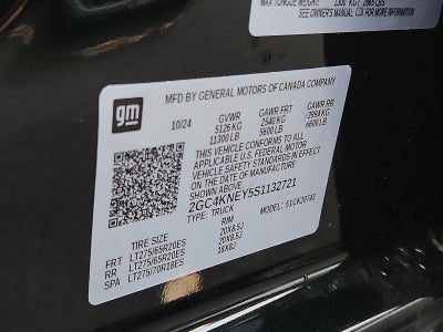 2025 Chevrolet Silverado 2500 HD Crew Cab Standard Box 4-Wheel Drive LT