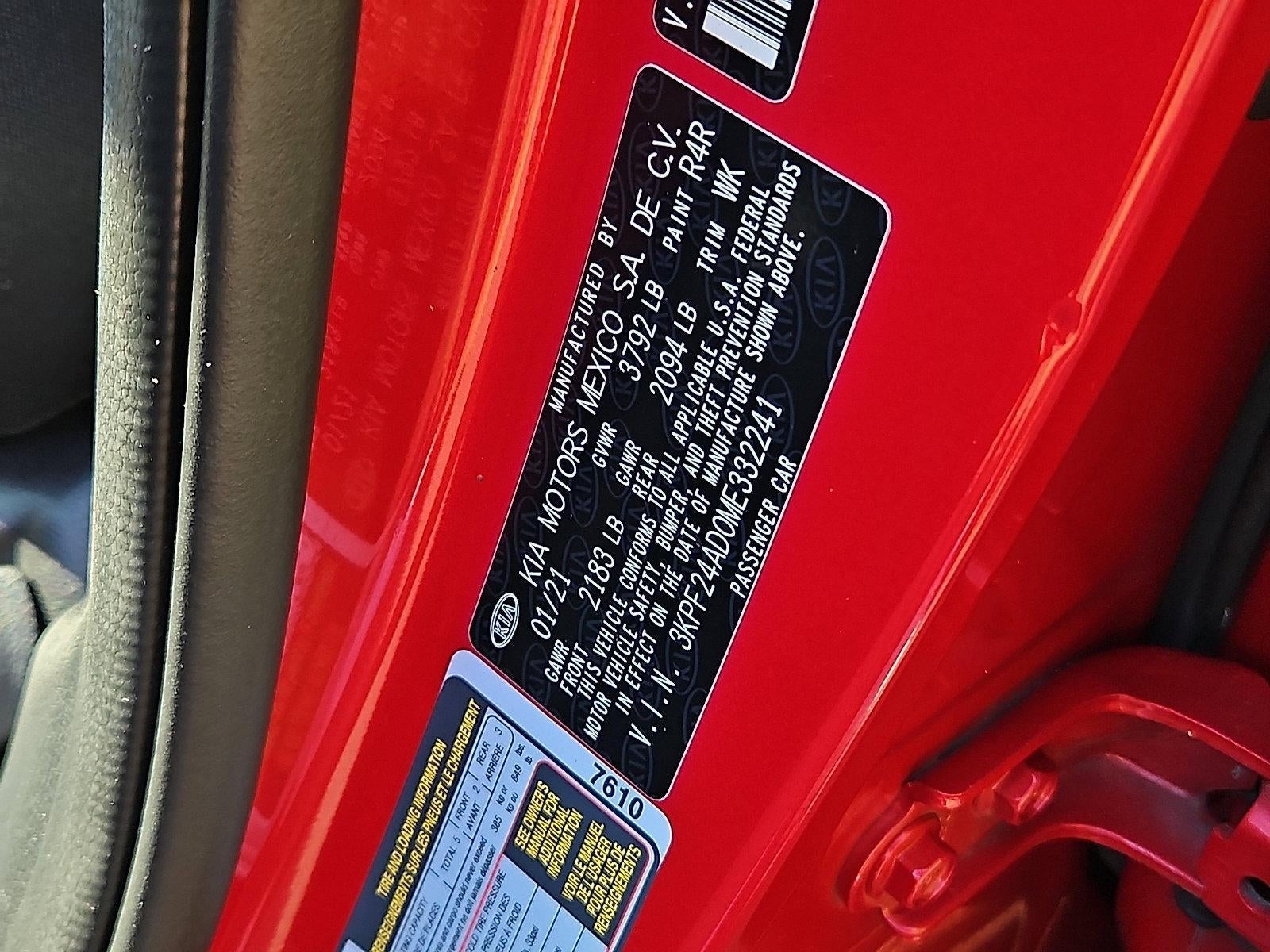 2021 Kia Forte LXS IVT