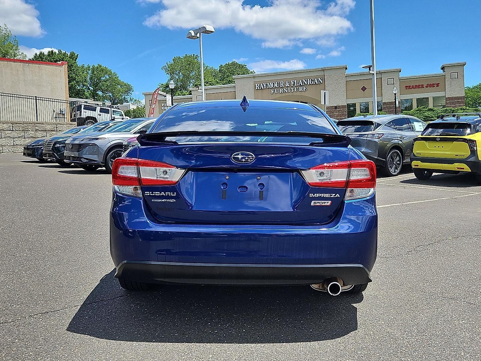 2018 Subaru Impreza 2.0i Sport 4-door CVT