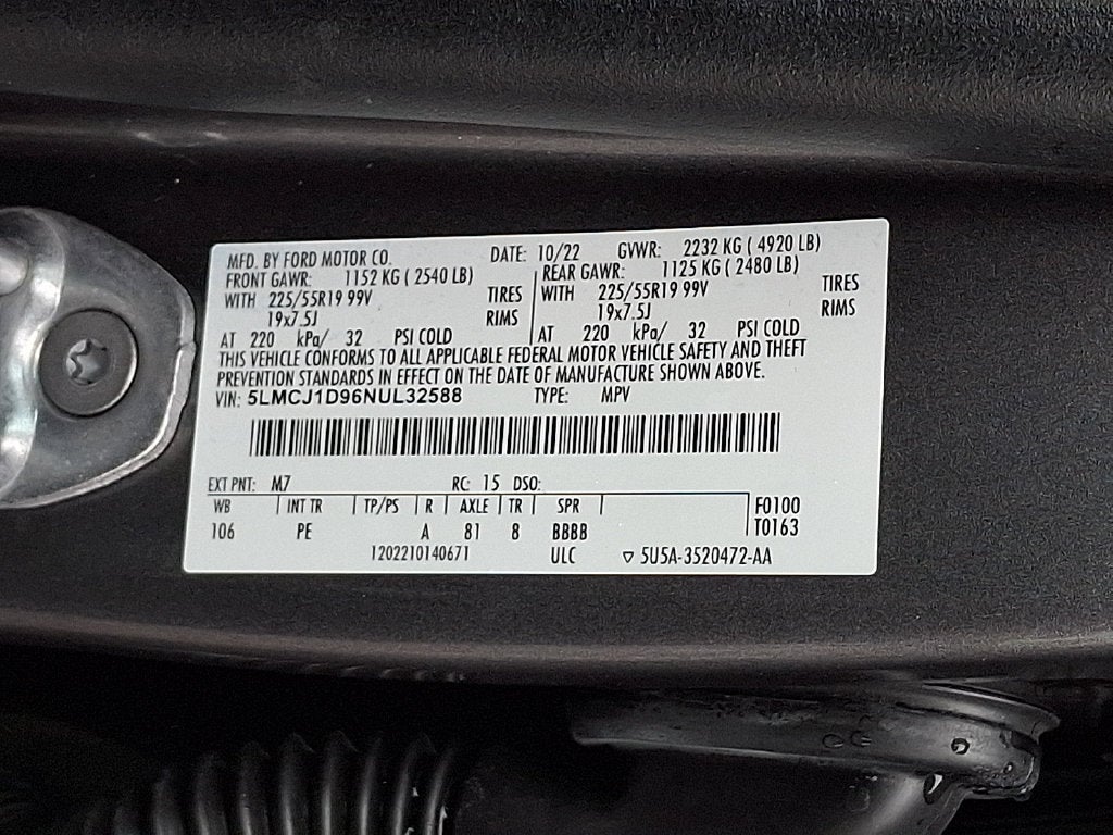 2022 Lincoln Corsair Standard AWD