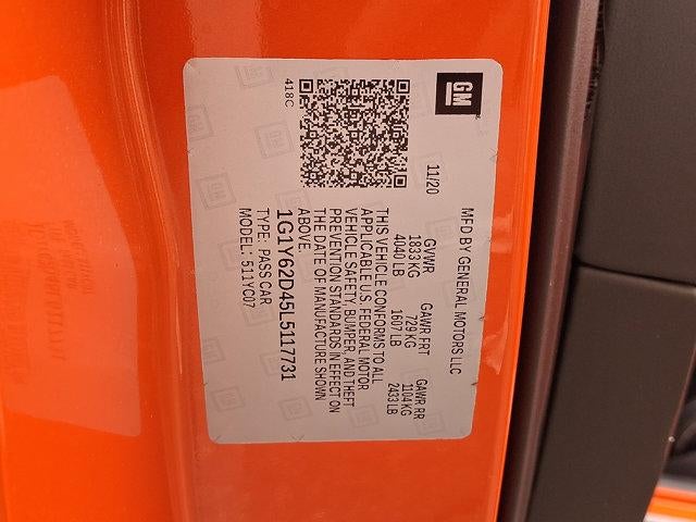 2020 Chevrolet Corvette Stingray Coupe 1LT