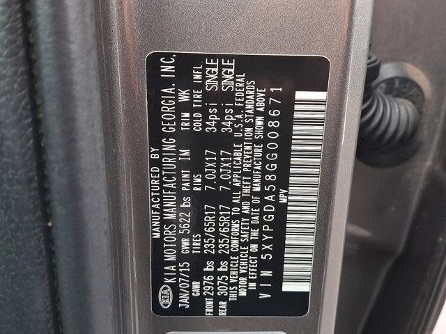 2016 Kia Sorento AWD 4dr 3.3L LX