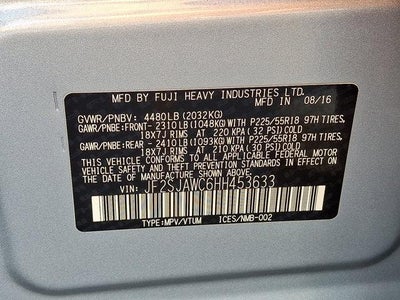 2017 Subaru Forester 2.5i Touring CVT