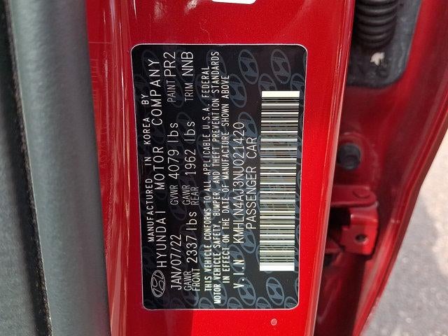 2022 Hyundai ELANTRA Hybrid Limited DCT