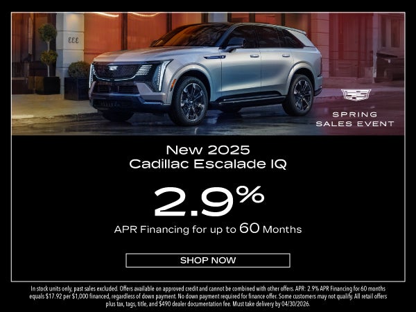 New 2025 Cadillac Escalade IQ