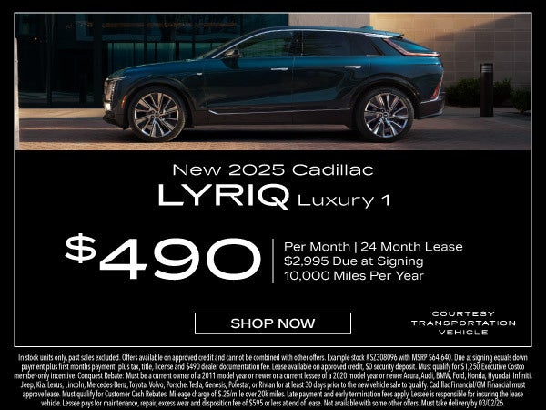 New 2025 Cadillac LYRIQ Luxury 1
