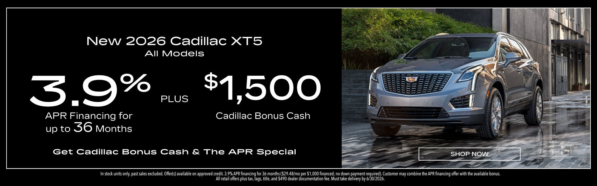 New 2026 Cadillac XT5