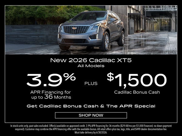 New 2026 Cadillac XT5