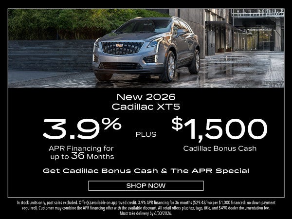 New 2026 Cadillac XT5