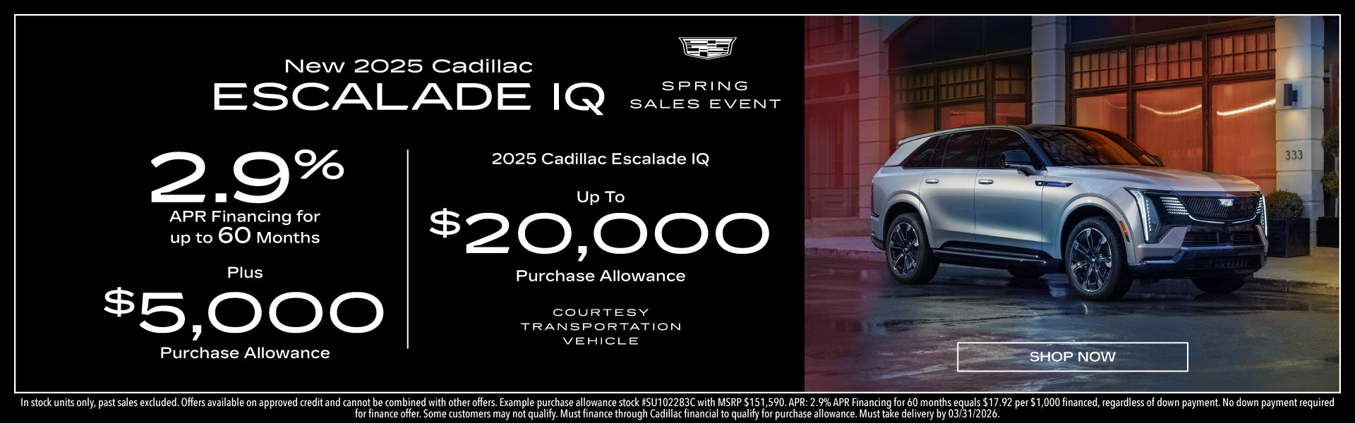New 2025 Cadillac Escalade IQ